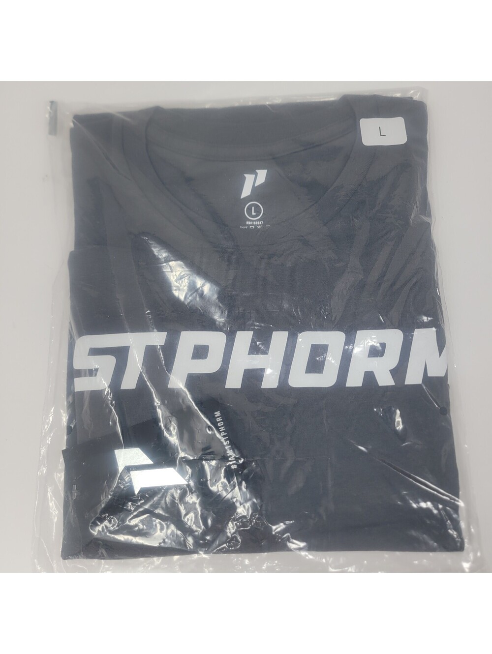 1st Phorm Mens Graphic Logo T-Shirt Large Gray Gym Fitness Training Tee New